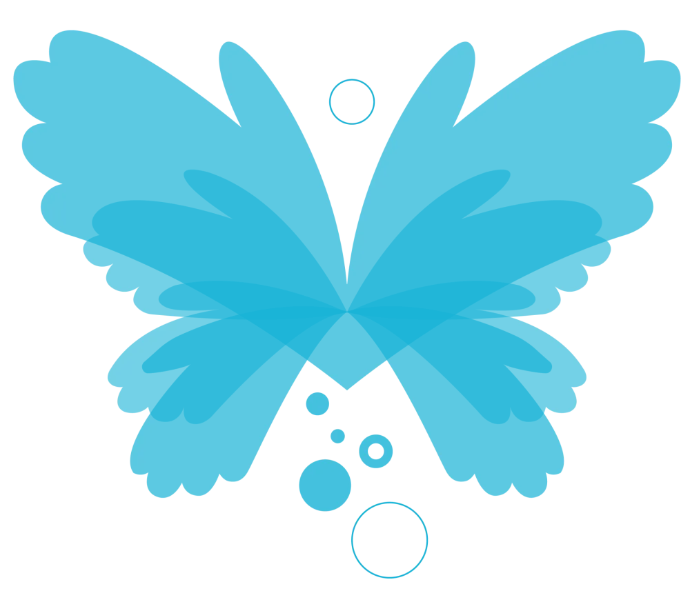 Papillon bleu